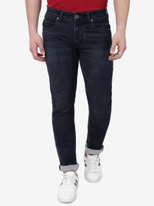 Mid Blue Washed Slim Fit Jeans | JadeBlue