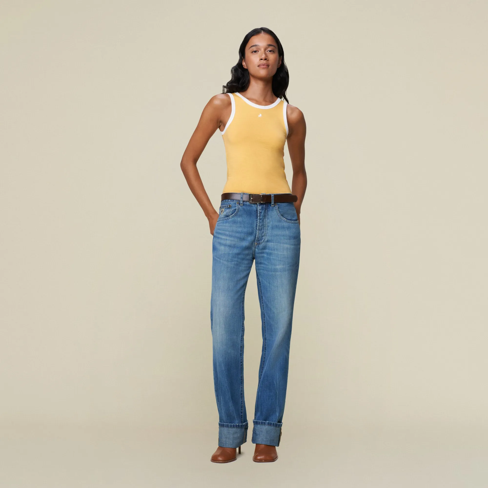 New Maria Kros Regen Stone - Low Rise Straight Fit