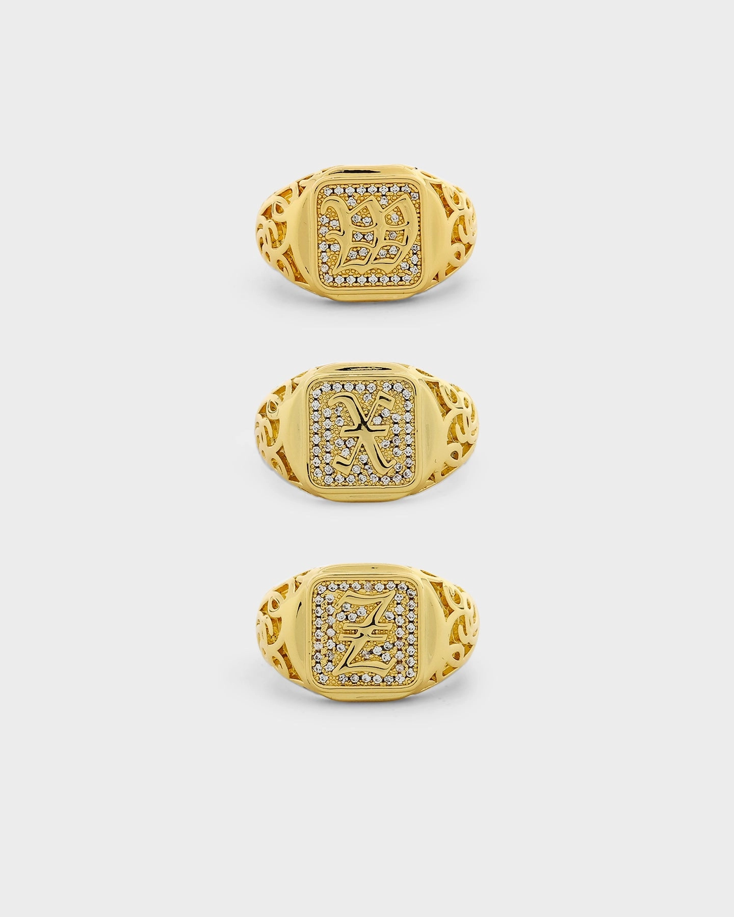 NXS Alphabet Championship Ring Gold