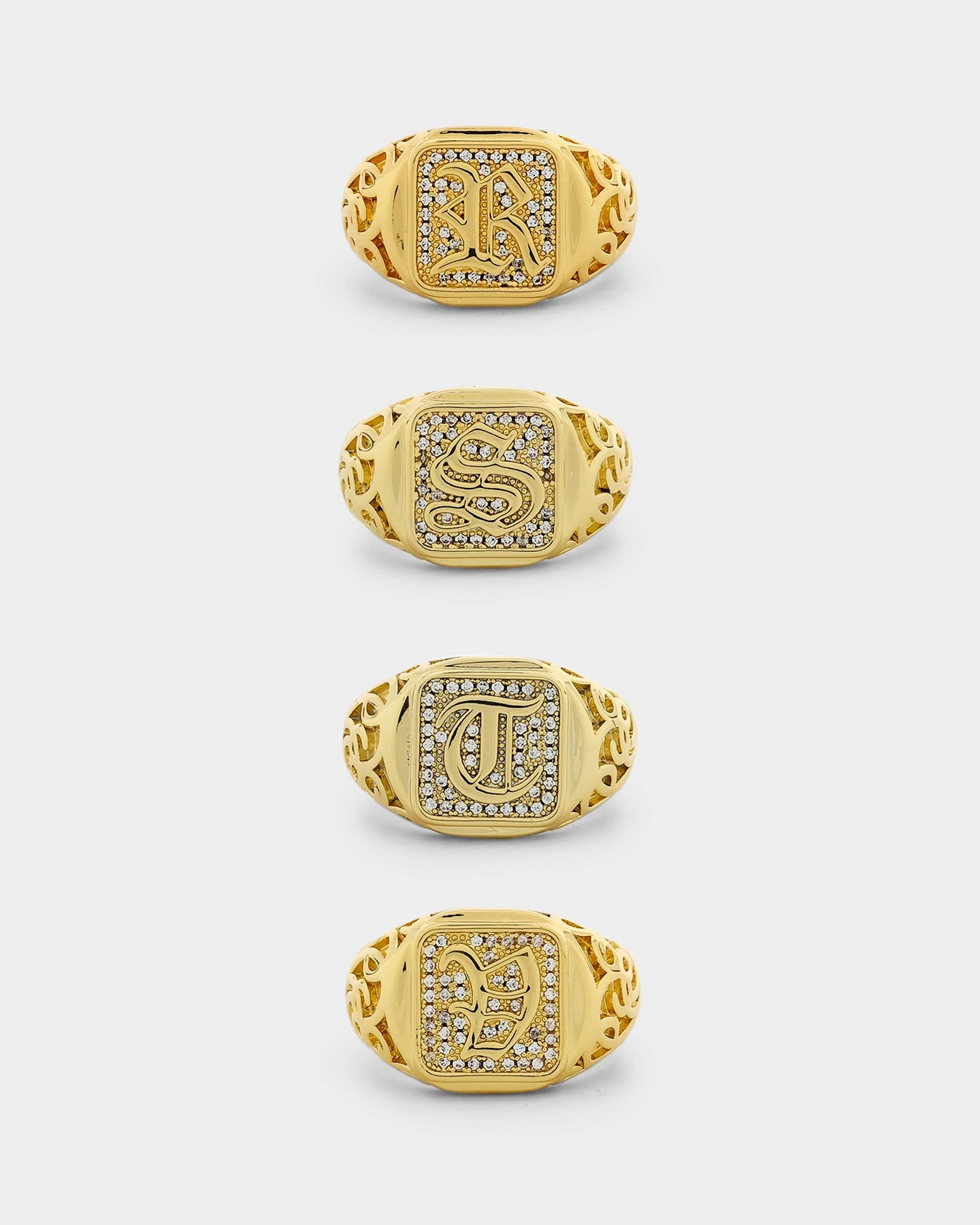 NXS Alphabet Championship Ring Gold