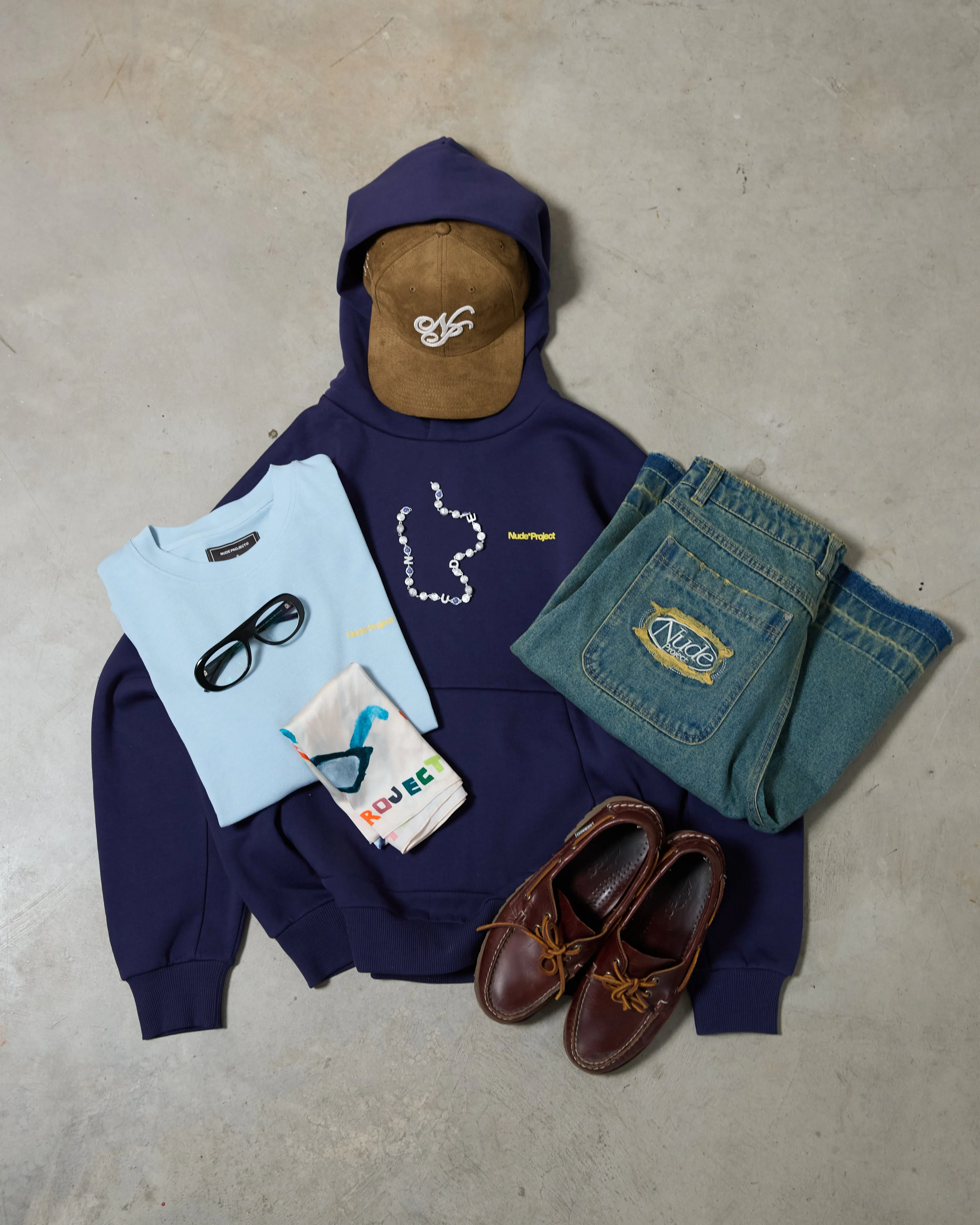Origins Hoodie Navy