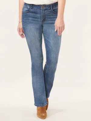 "Ab"solution® High Rise Artisanal Petite Itty Bitty Boot Jean
