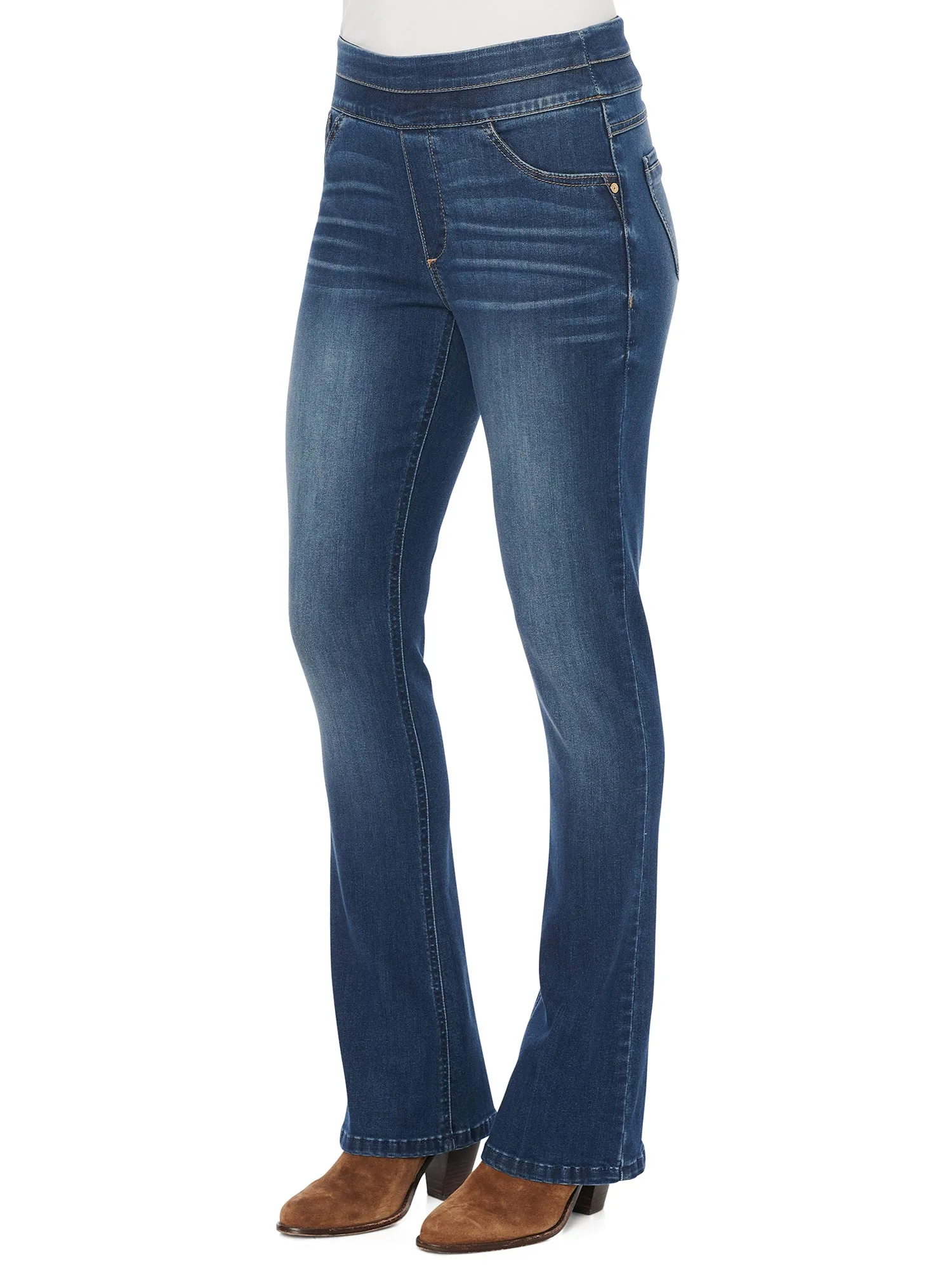 "Ab"solution® High Rise Blue Petite Itty Bitty Boot Glider