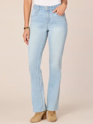 "Ab"solution High Rise Itty Bitty Boot Jeans with Cascading D Pockets