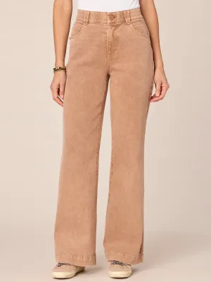 "Ab"solution High Rise Wide Leg Jeans with Round Front Pockets