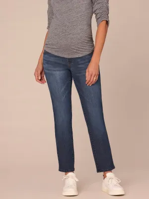 "Ab"solution Indigo Maternity Straight Leg Baby Bump Jeans