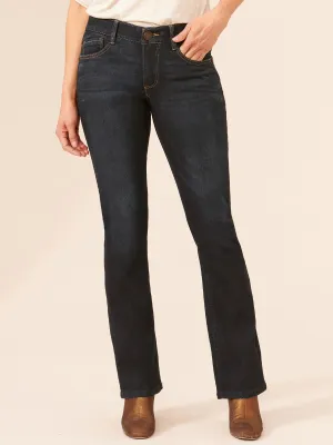 "Ab"solution® Itty Bitty Bootcut Indigo Petite Jeans