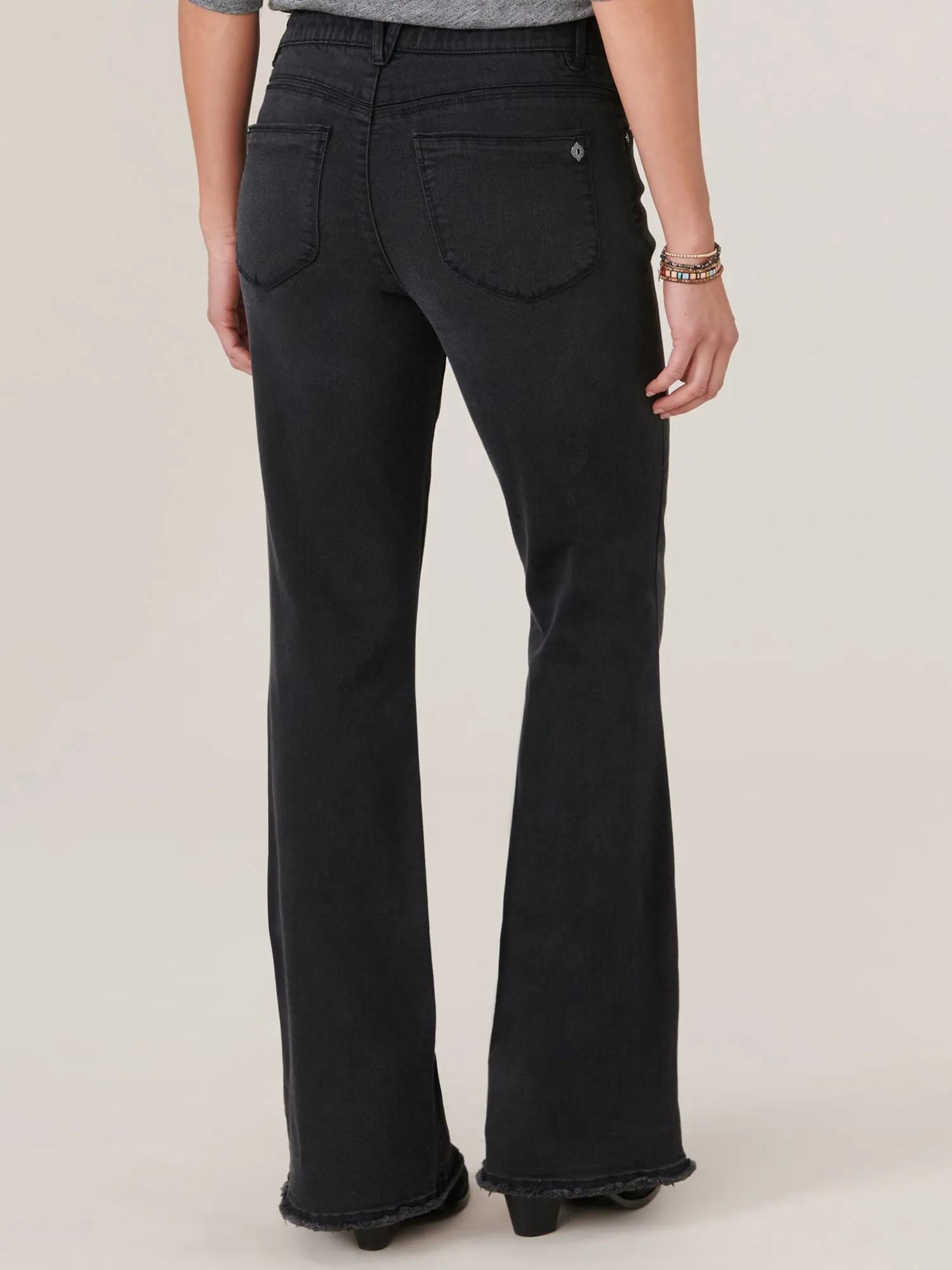 "Ab"solution Petite High Rise Clean Fray Hem Itty Bitty More Boot