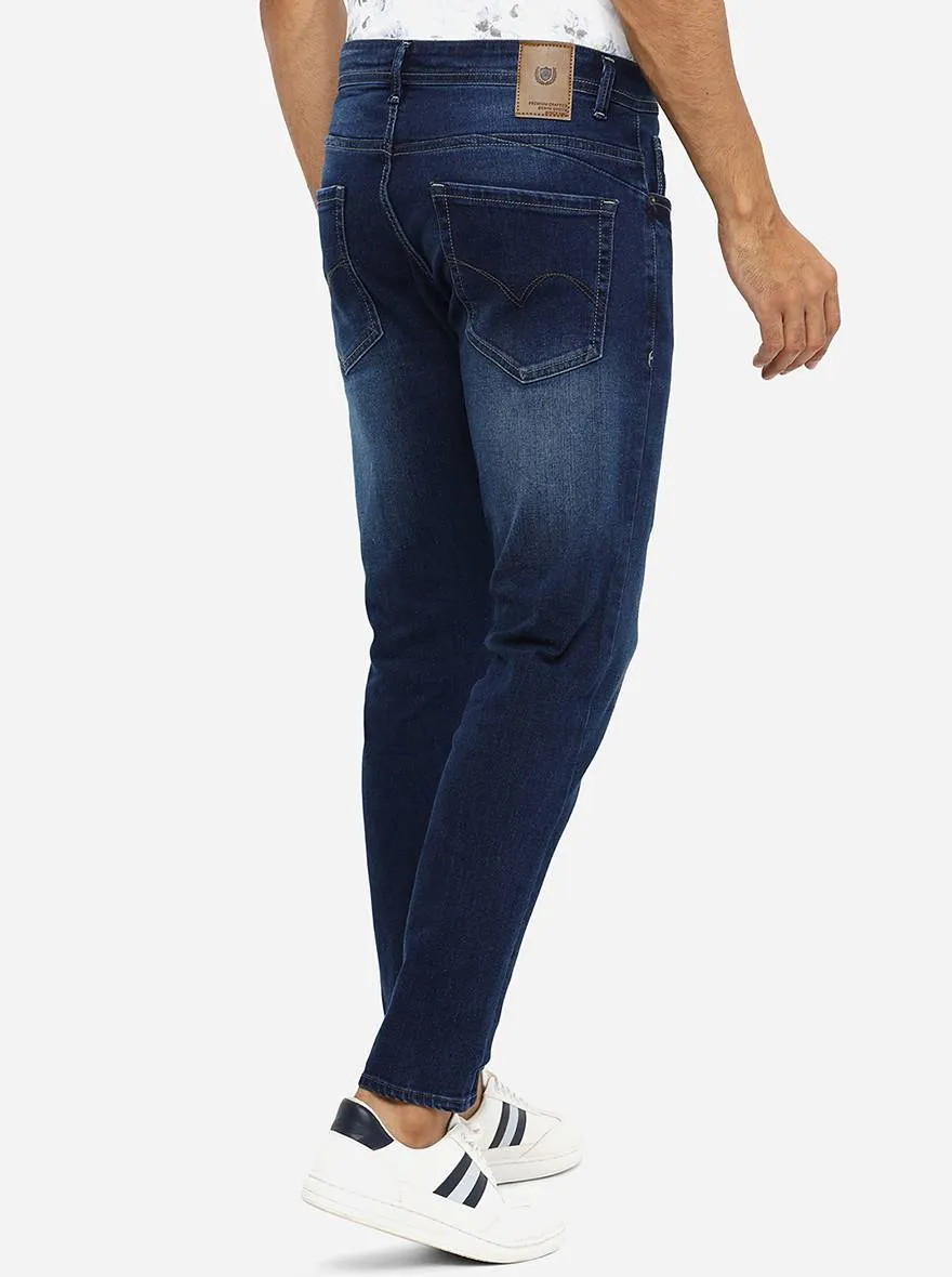 Raw Blue Washed Slim Fit Jeans | JadeBlue