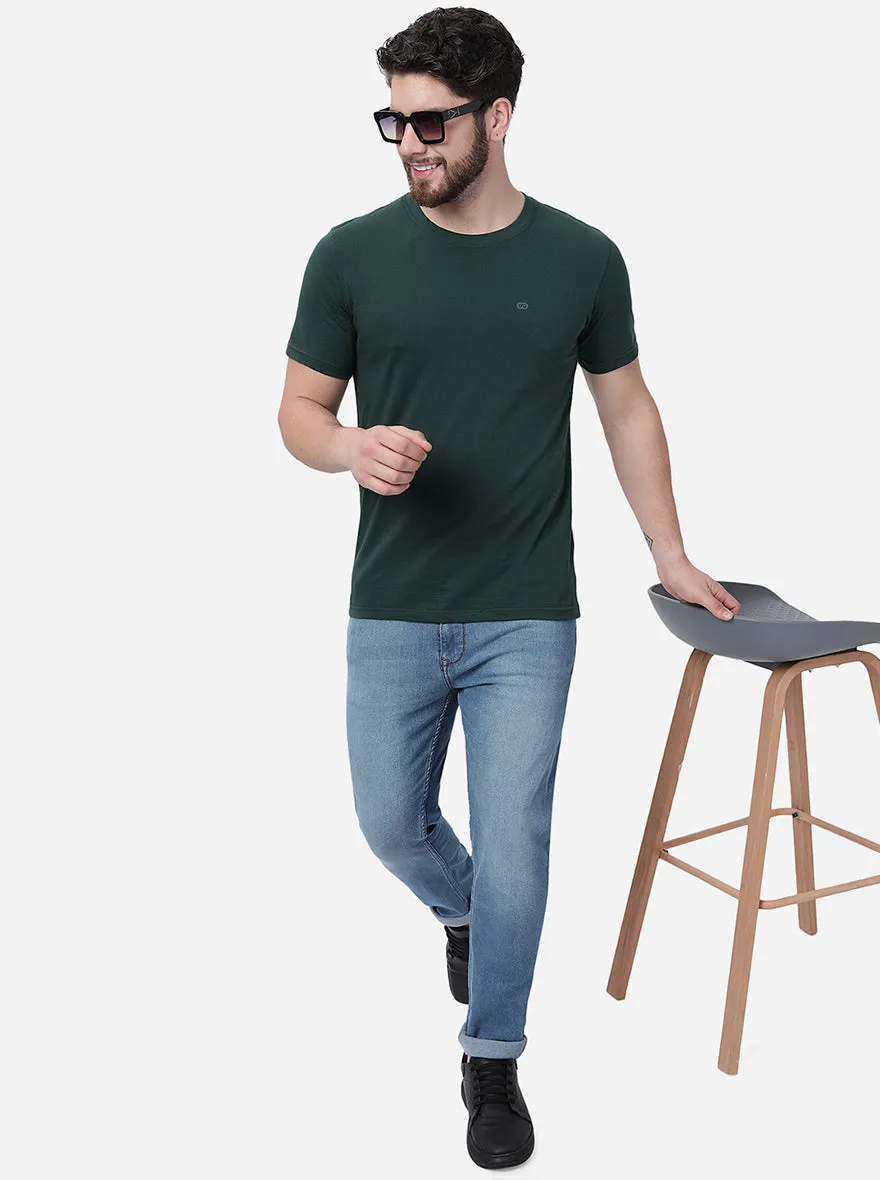 River Blue Washed Straight Fit Jeans | JadeBlue