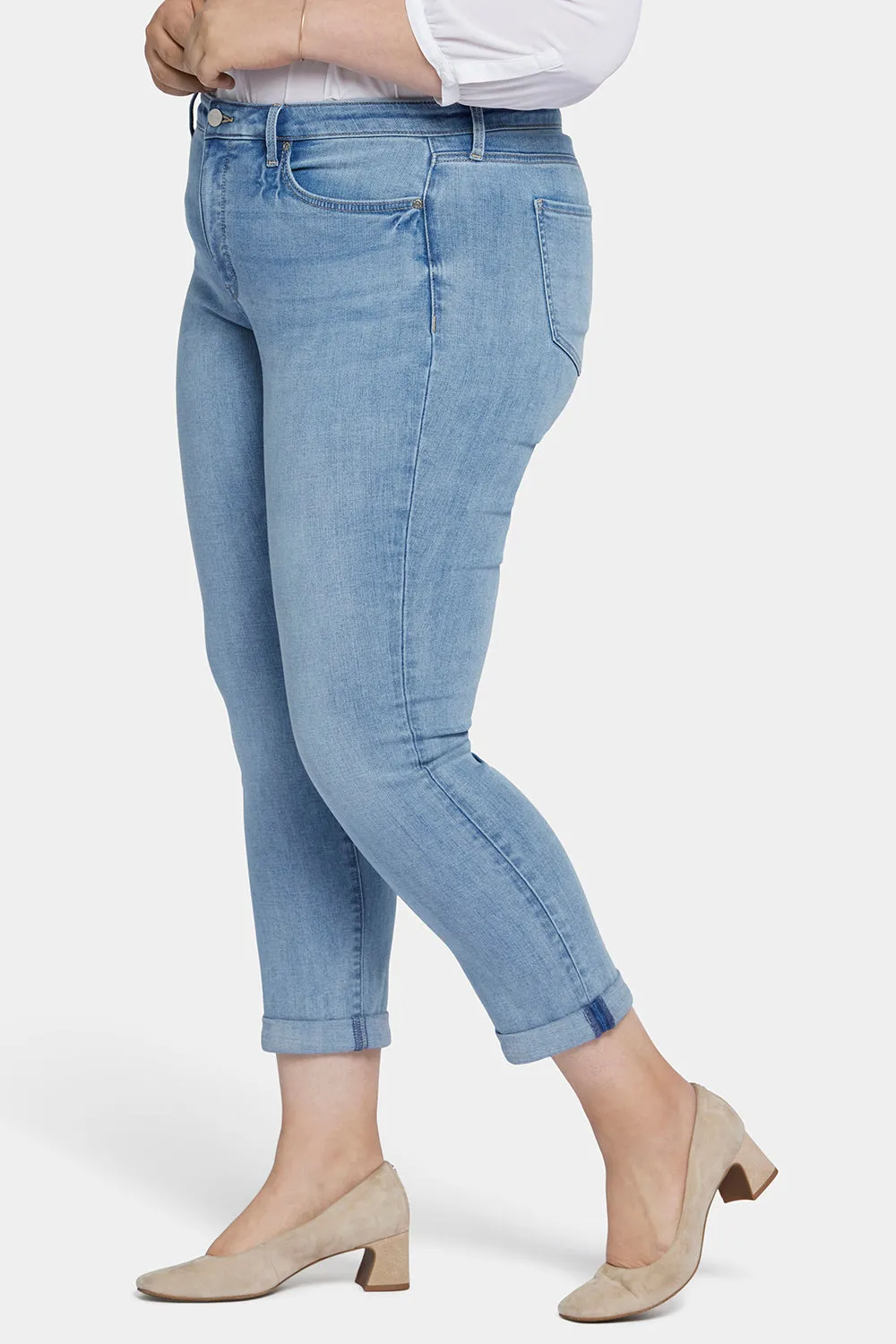Sheri Slim Ankle Jeans In Plus Size - Majesty