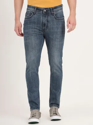 Sky Blue Washed Slim Fit Jeans | JadeBlue