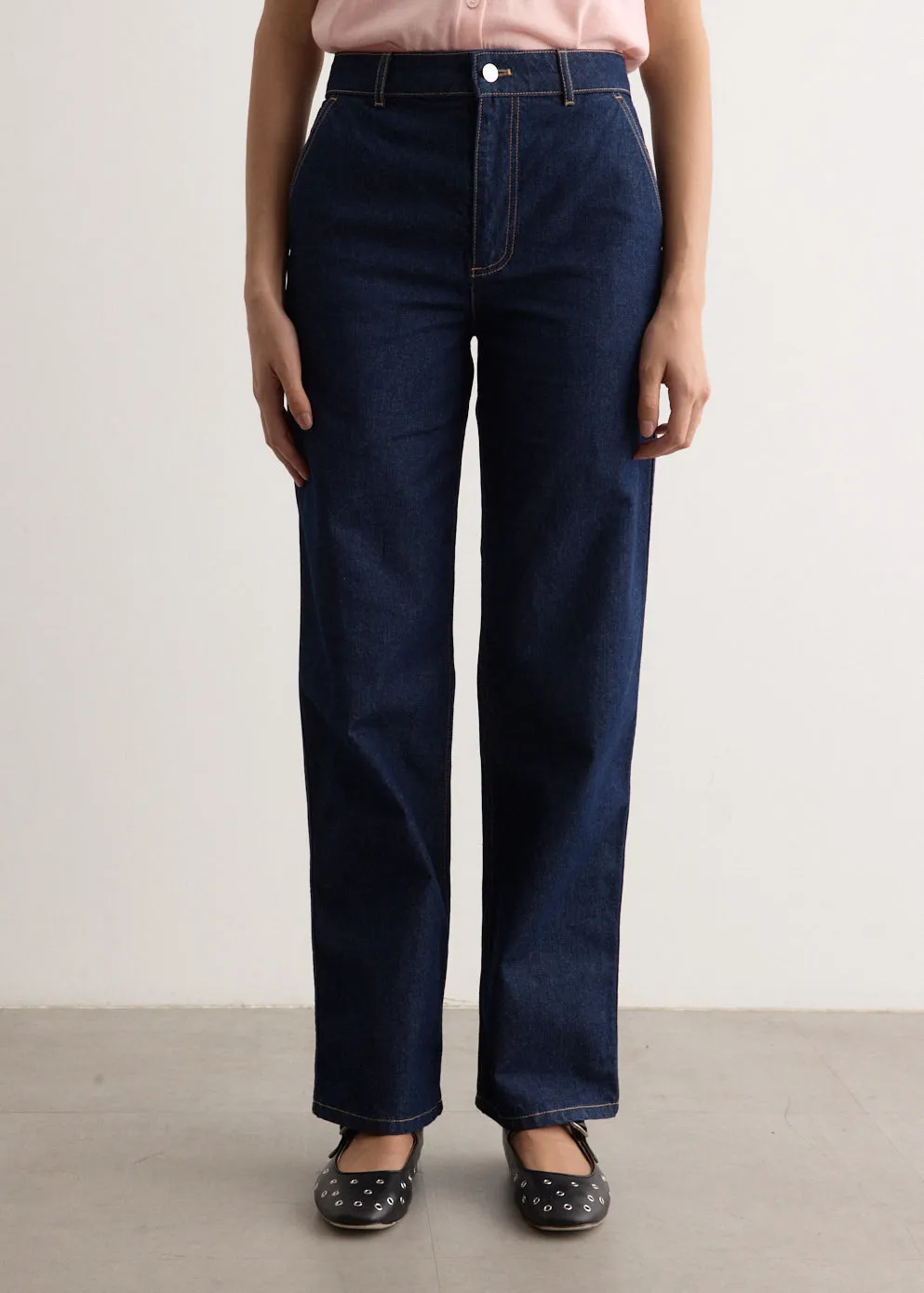 Straight Denim Jeans
