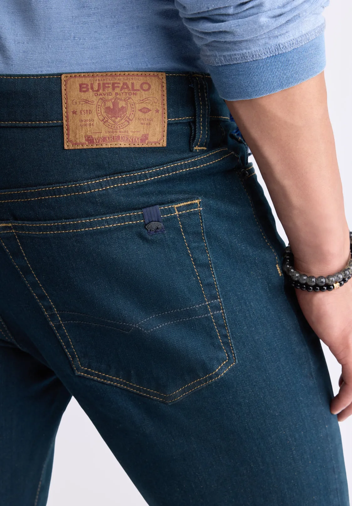 Straight Six Men's Jeans, Tinted Indigo - BM22997