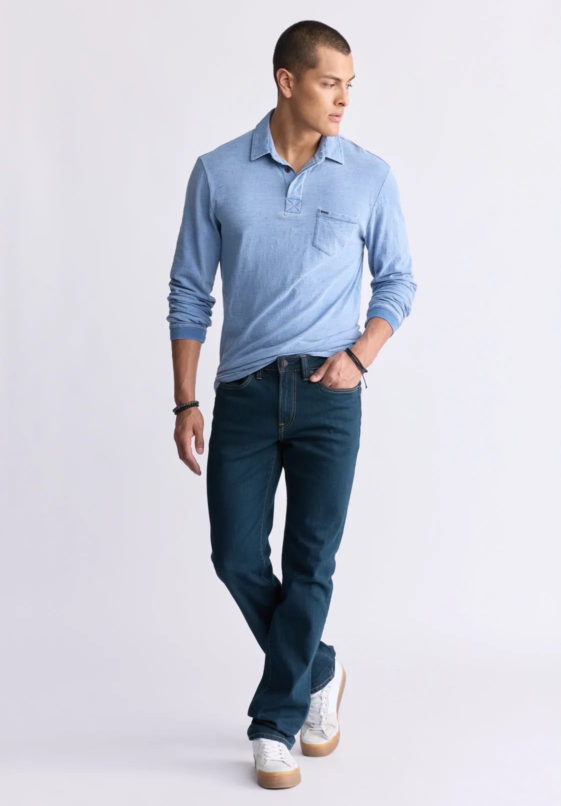 Straight Six Men's Jeans, Tinted Indigo - BM22997
