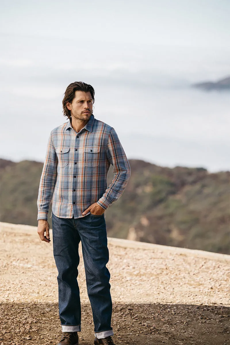 The Barrel Classic Straight Natural Slub Indigo - Raw 12.5oz Selvedge