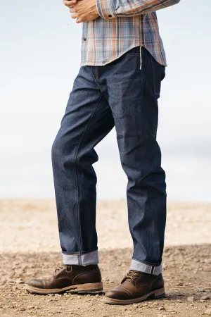 The Barrel Classic Straight Natural Slub Indigo - Raw 12.5oz Selvedge