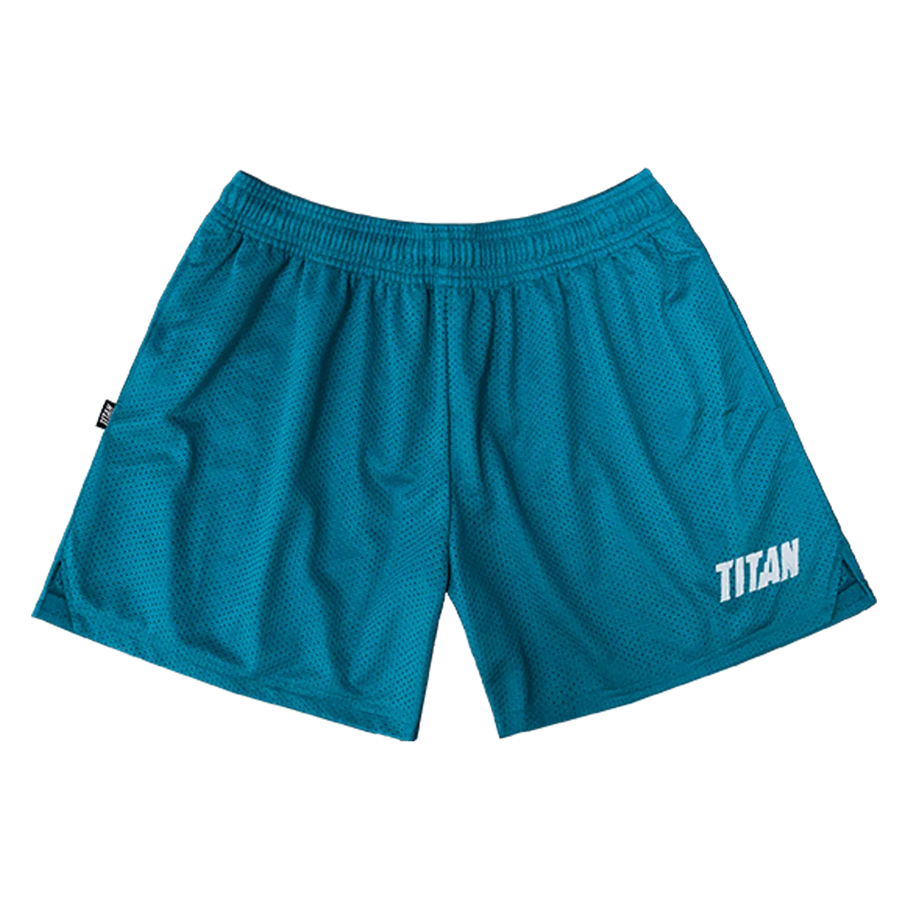 Titan Hoops Talk Strike Logo Women's Performance Shorts - Seagreen