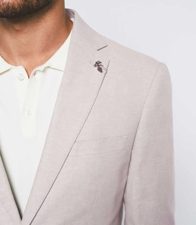 Veste séparable en lin rose Calice