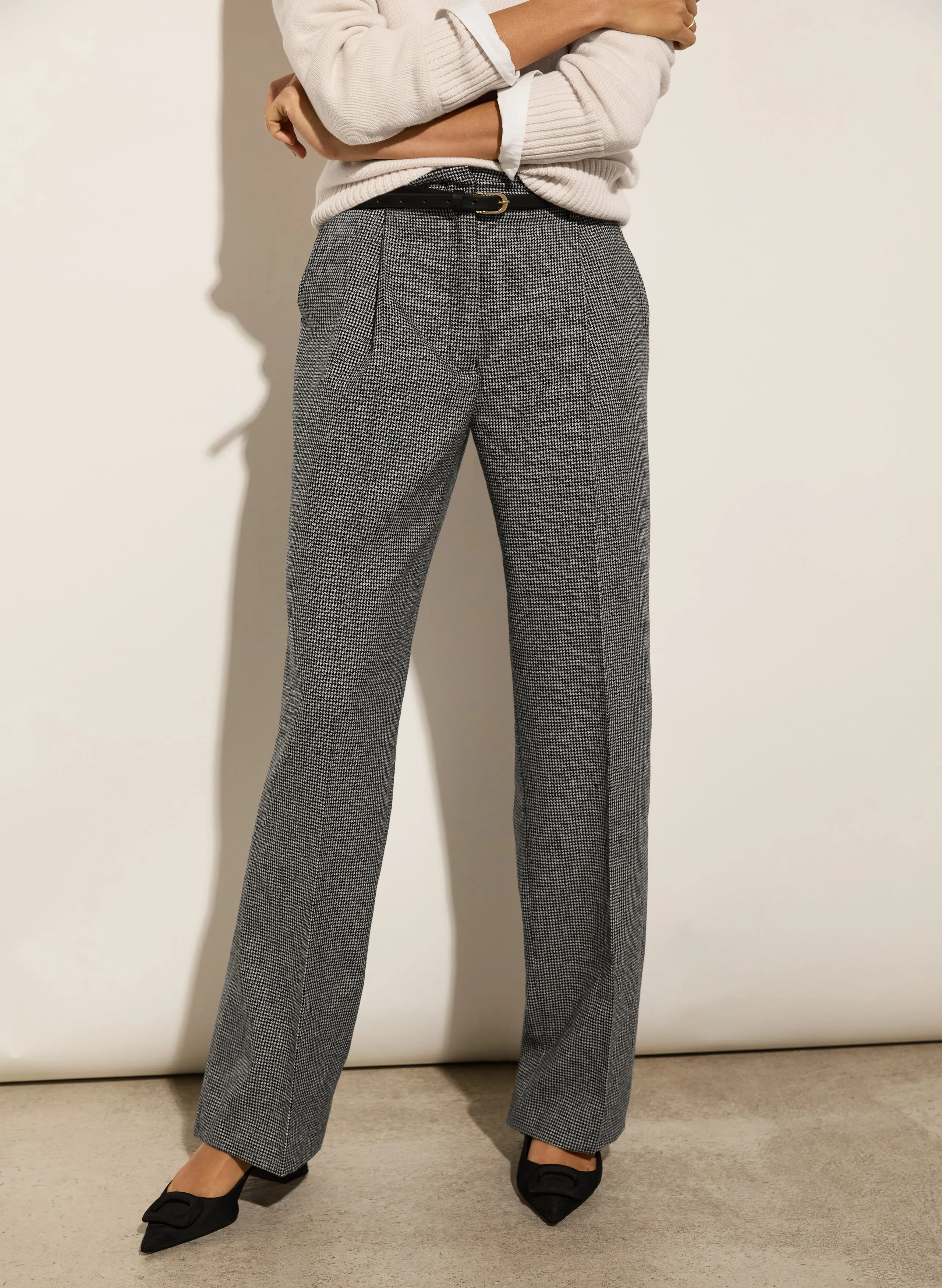 Victoria Recycled Wool Blend Trousers