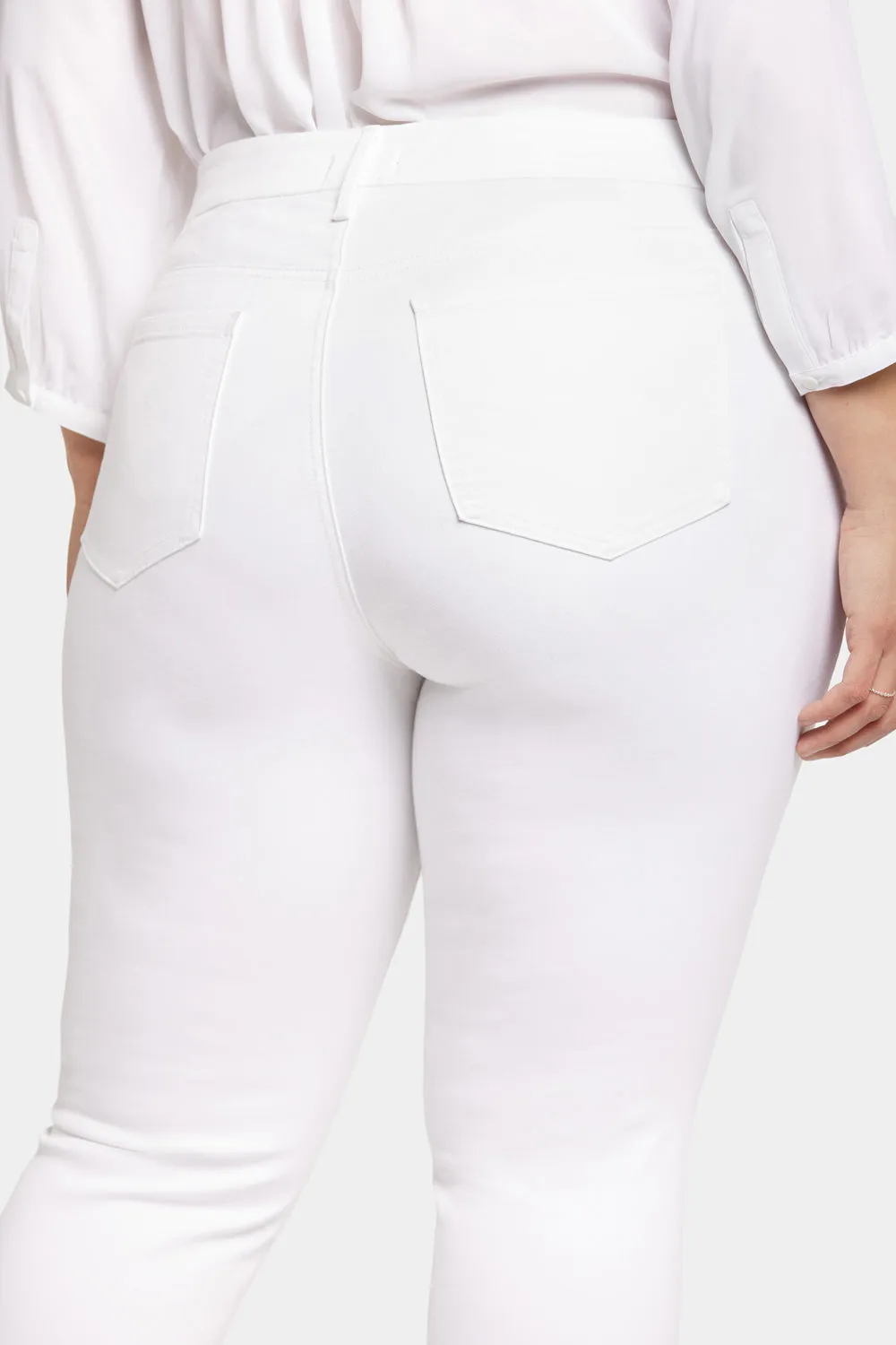 Waist-Match™ Marilyn Straight Jeans In Plus Size - Optic White