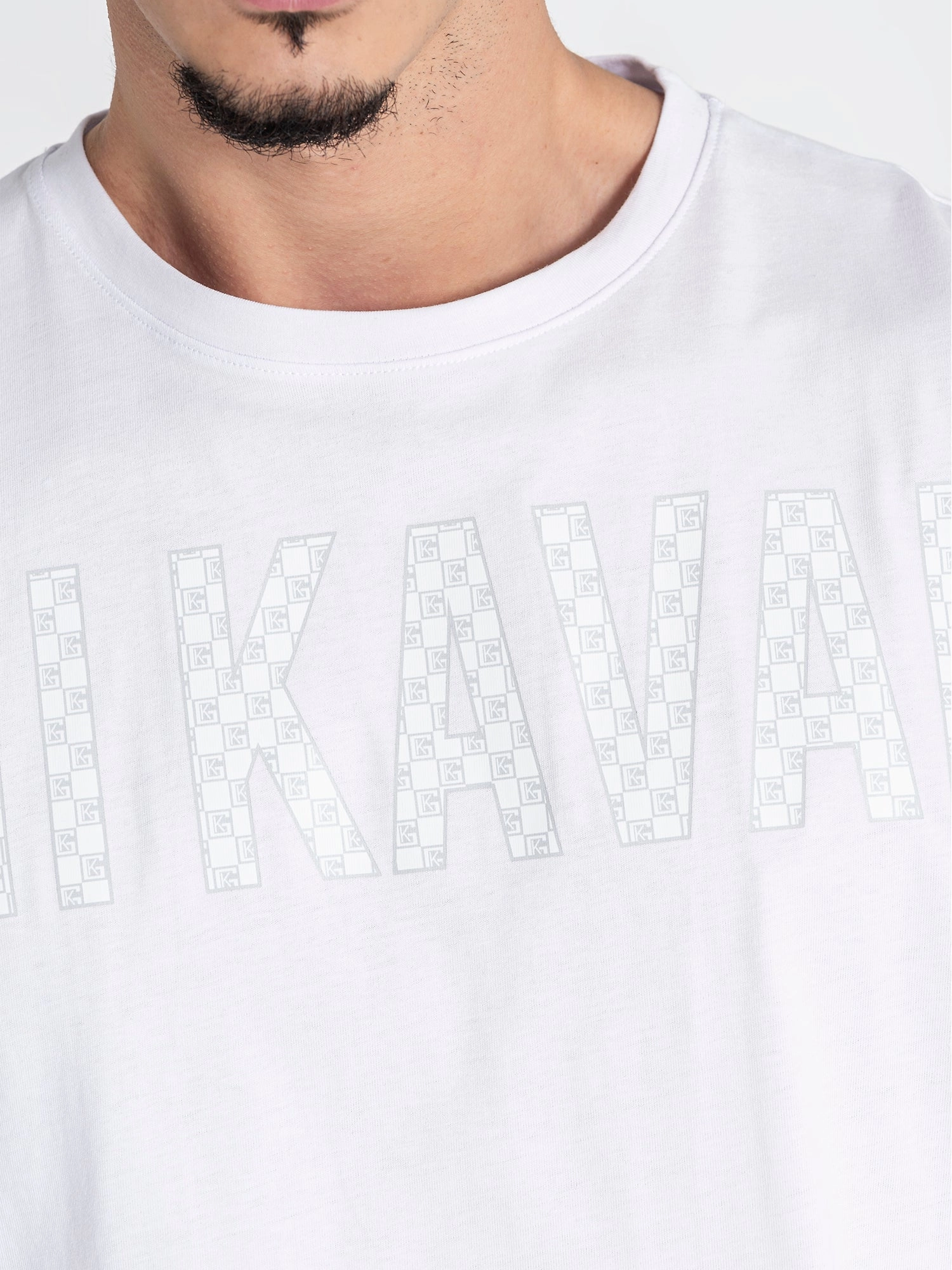 White Clone Oversized Tee