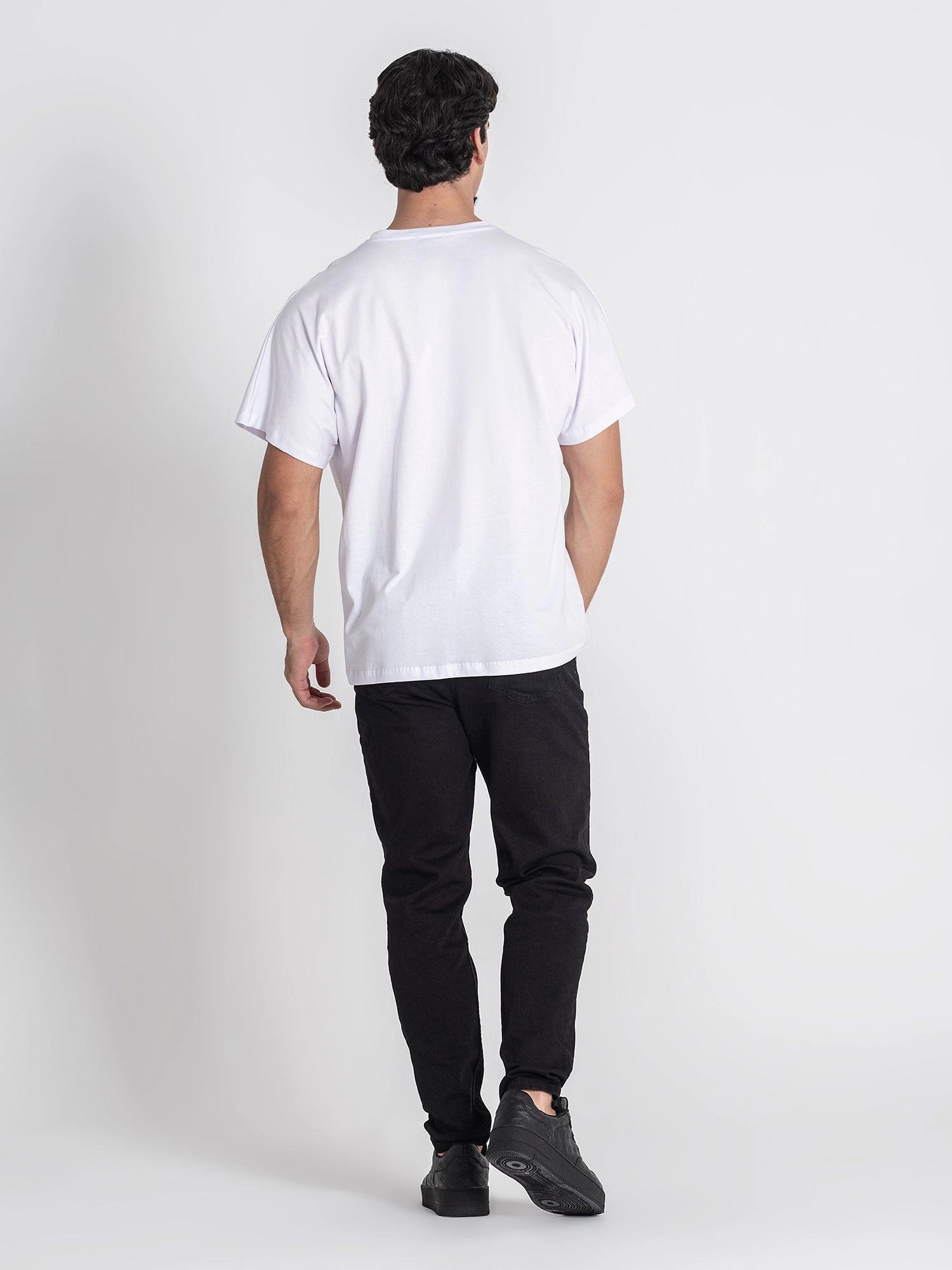 White Clone Oversized Tee