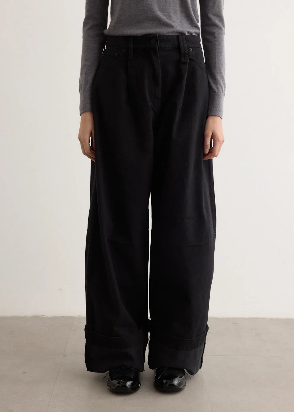 Wide Leg Puddle Jeans