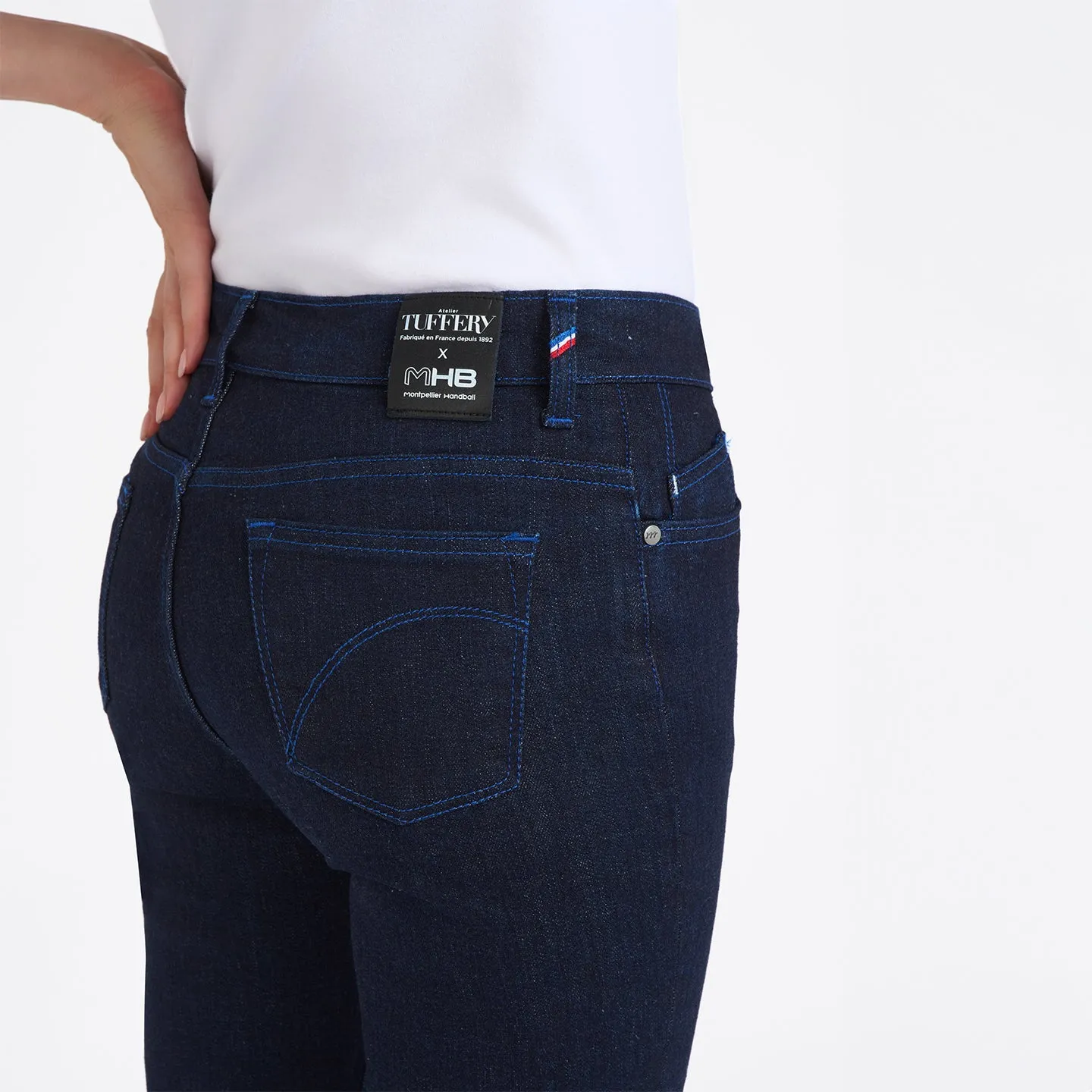 Women's fitted jeans France Rugby standard size