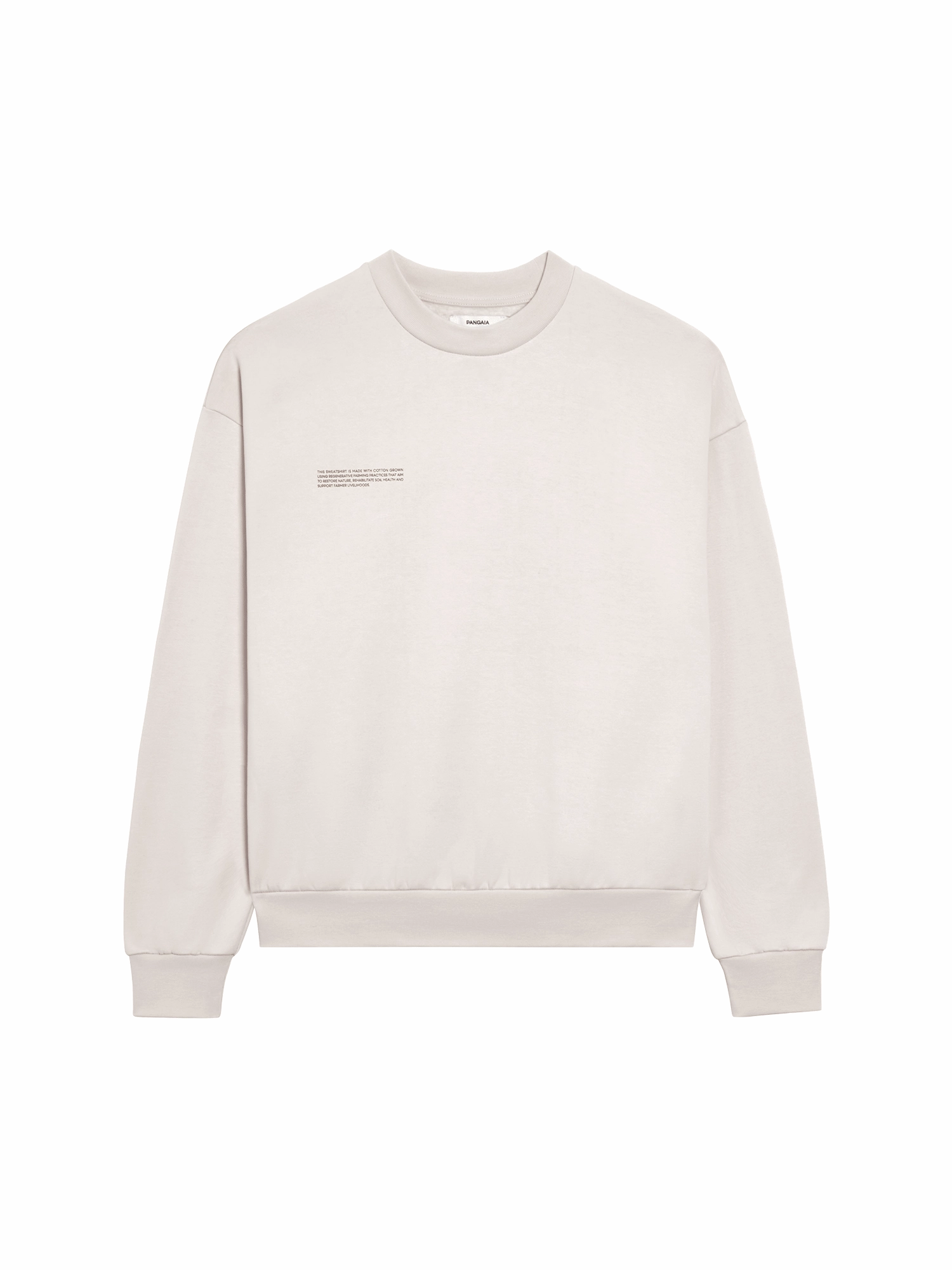 Womens In Conversion Cotton Sweatshirt—cotton white